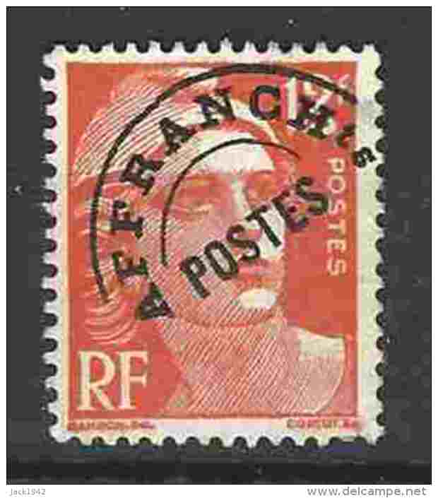 Préoblitéré N° 103A - Type Gandon 12f Rouge-orange - 1893-1947