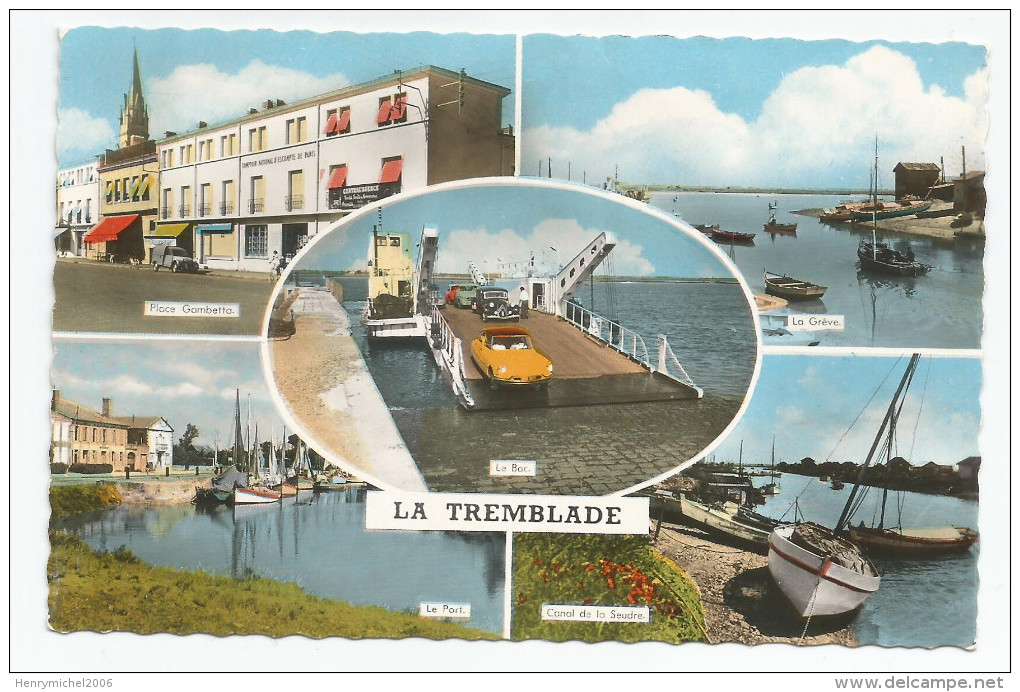 17 - Charente Maritime - Bac Voiture Ds Traction Multi Vues - La Tremblade