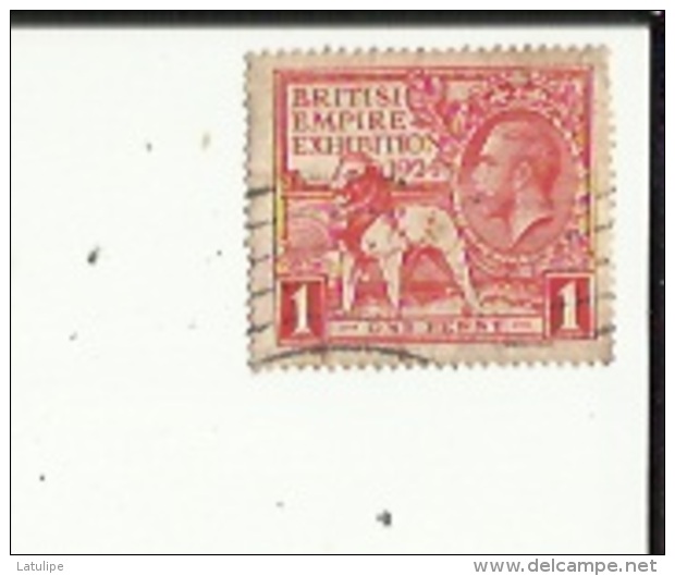 1 Timbre British-Empire-Exhibition 1924_One-Penny - Other & Unclassified