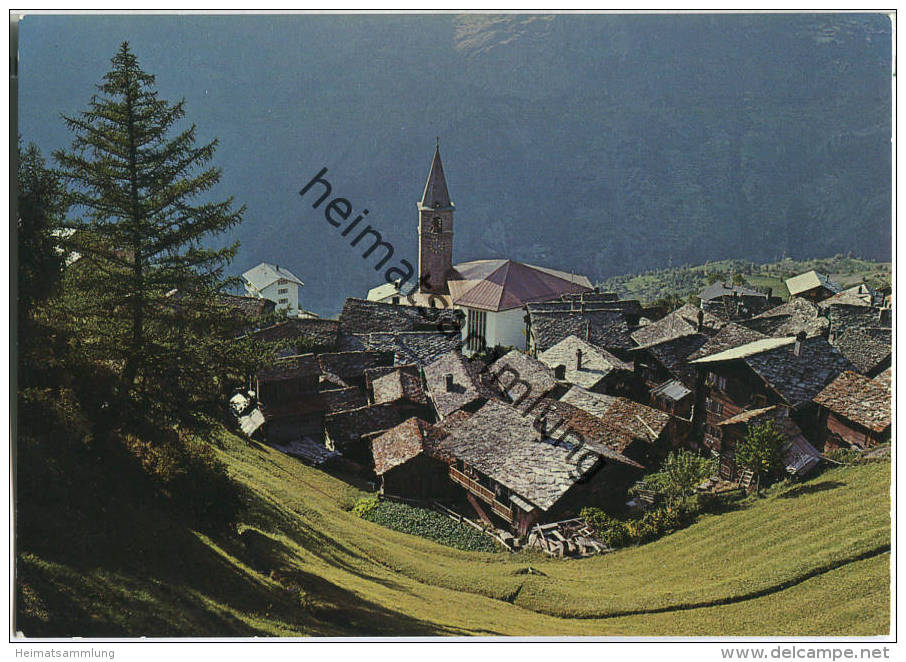 Visperterminen - Gesamtansicht - Verlag Klopfenstein Adelboden - Visperterminen