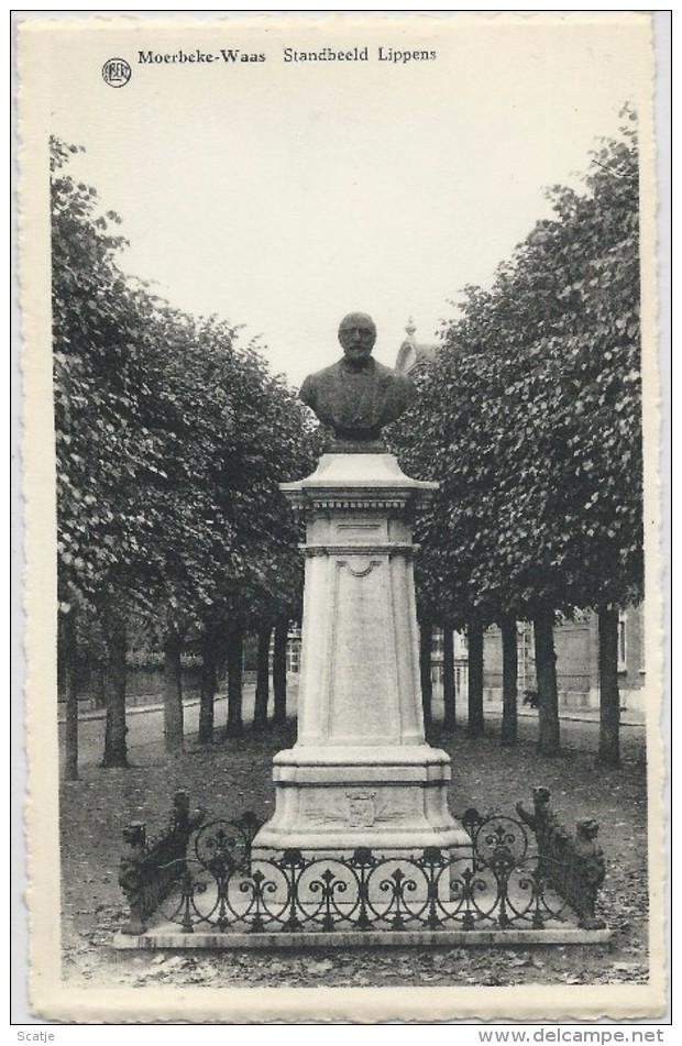 Moerbeke-Waas   Standbeeld Lippens - Moerbeke-Waas