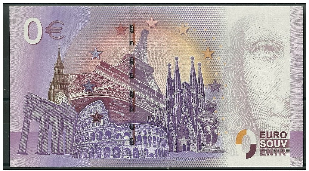 Billet Touristique 0 Euro  2016   SAINT JEAN DE LUZ - Private Proofs / Unofficial