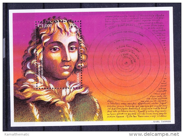 Ghana 1994 MNH, Copernicus, Mathematician, Astronomer, Science - Astronomy