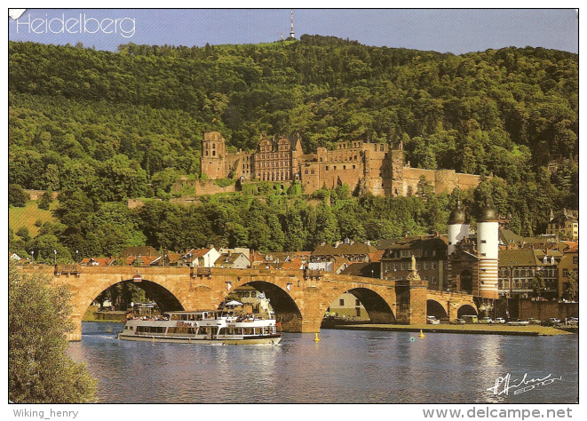 Heidelberg - Alte Brücke Und Schloß 7 - Heidelberg