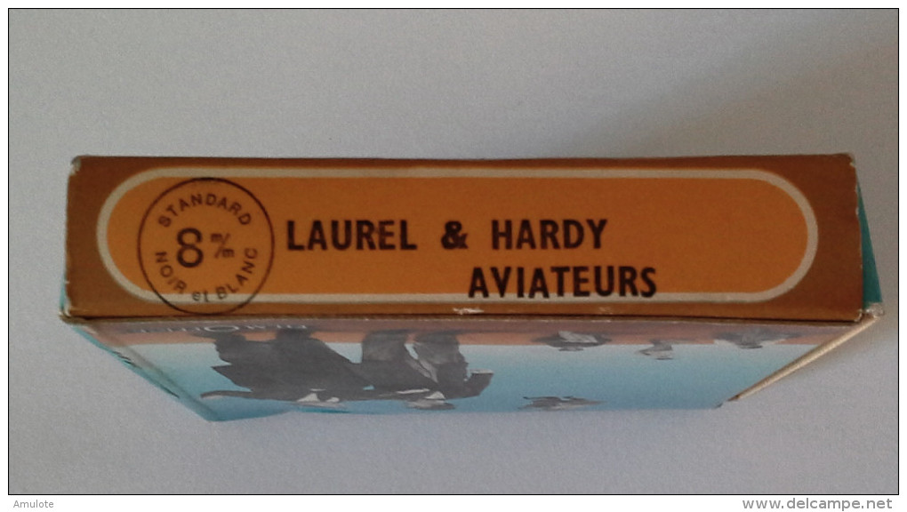 Film DESSIN ANIME 8 MM  - Laurel Et Hardy Aviateurs- FILM OFFICE - Bobinas De Cine: 35mm - 16mm - 9,5+8+S8mm