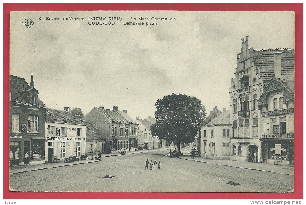 Oude-God - Gemeente Plaats - 1912 ( Verso Zien ) - Mortsel