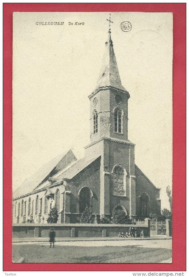 Gullegem - De Kerk - 1908 ( Verso Zien ) - Wevelgem