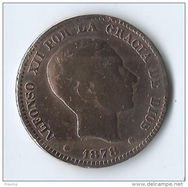 ALFONSO XII POR LA GRACIA DE DIOS 1879 - Monnaies Provinciales