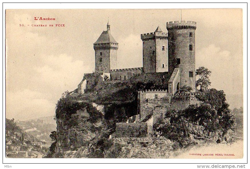 Cpa   L'Ariège  Chateau De Foix      TBE - Foix