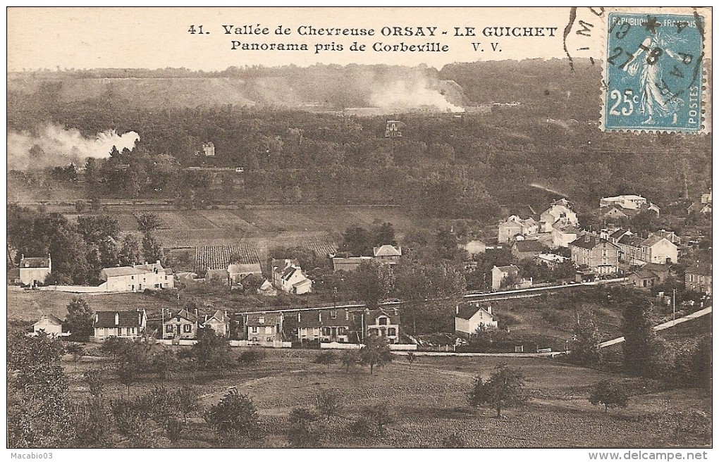 91  Essonne  :  Vallée De Chevreuse  Orsay-le Guichet   Panorama  Pris De Corbeville     Réf  1706 - Orsay