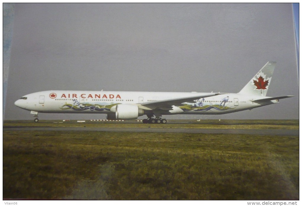 AIR CANADA COULEUR VANCOUVER 2010  B 777 333ER  C FIVS  AIRPORT CDG 2009  Collection Vilain - 1946-....: Moderne