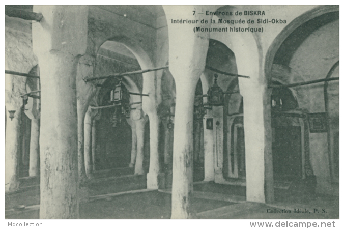 DZ BISKRA / Intérieur De La Mosquée De Sidi-Okba / - Biskra