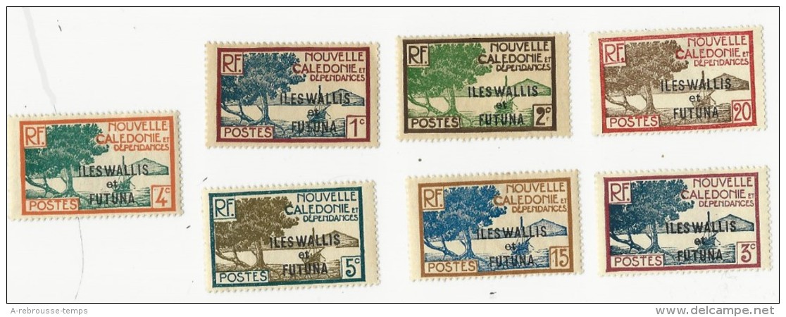 7 Timbres Nouvelle Calédonie Et Dépendances - Ongebruikt