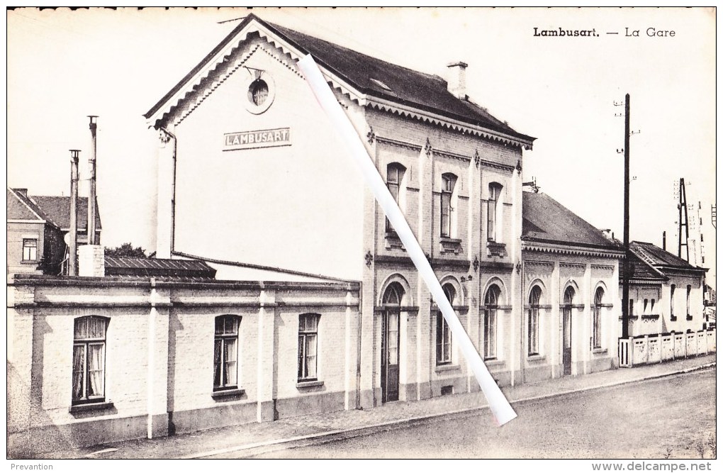 LAMBUSART - La Gare (extérieur) - Fleurus