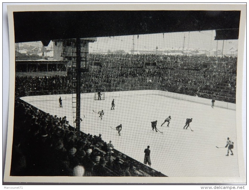 VIGNETTE JEUX OLYMPIQUES J.O Garmisch-Partenkirchen OLYMPIA 1936 PET CREMER DUSSELDORF BILD 137 HOCKEY SUR GLACE - Trading Cards