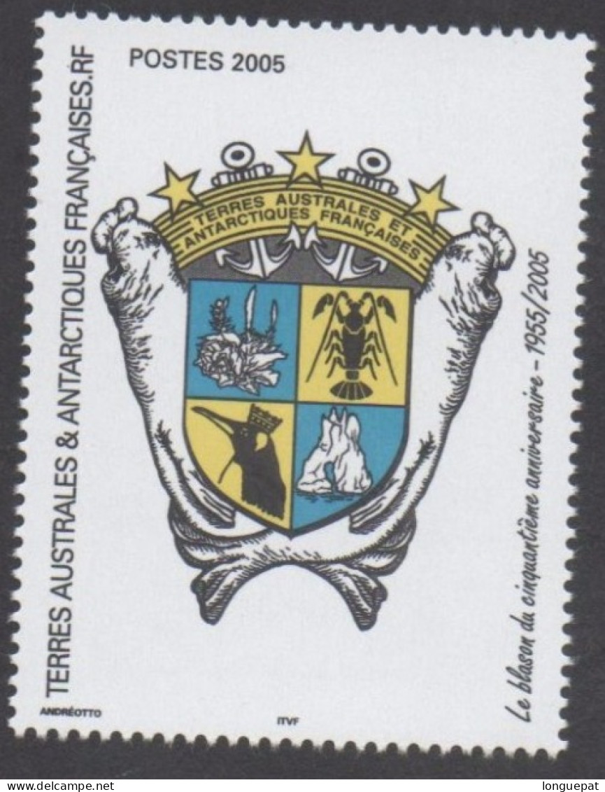 T.A.A.F - Blason S Des T.A.A.F. - Créé Par La Loi Du 6 Août 1955 - - Neufs