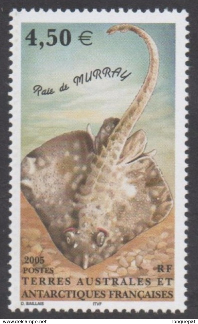 T.A.A.F - Faune Antarctique - Poisson - Raie De Murray (Bathyraja Murrayi) - - Unused Stamps