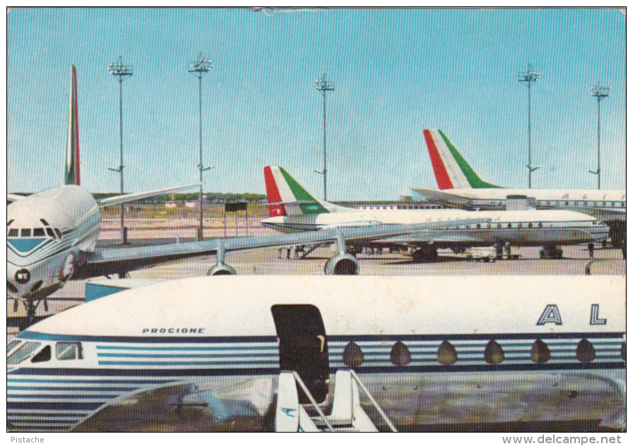 Alitalia - DC-8 & Caravelle Jets - Airplanes Aviation - 2 Scans - 1946-....: Modern Era