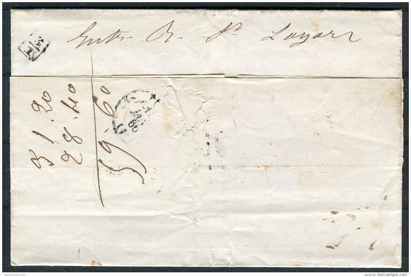 1860s Group Of 8 Netherlands Amsterdam Wrappers - Le Prince De Wagram, Boissy Saint Leger, Paris, France - Covers & Documents