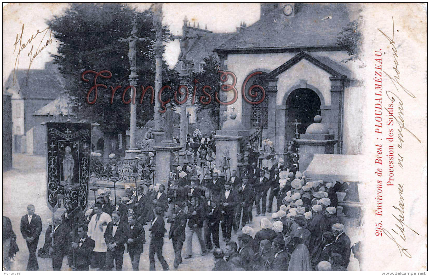 (29) Ploudalmézeau - Procession Des Saints - 2 SCANS - Ploudalmézeau