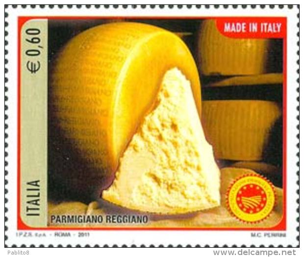 ITALIA REPUBBLICA ITALY REPUBLIC 2011 MADE IN ITALY FORMAGGI DOP SERIE COMPLETA SET MNH - 2011-20:  Nuovi