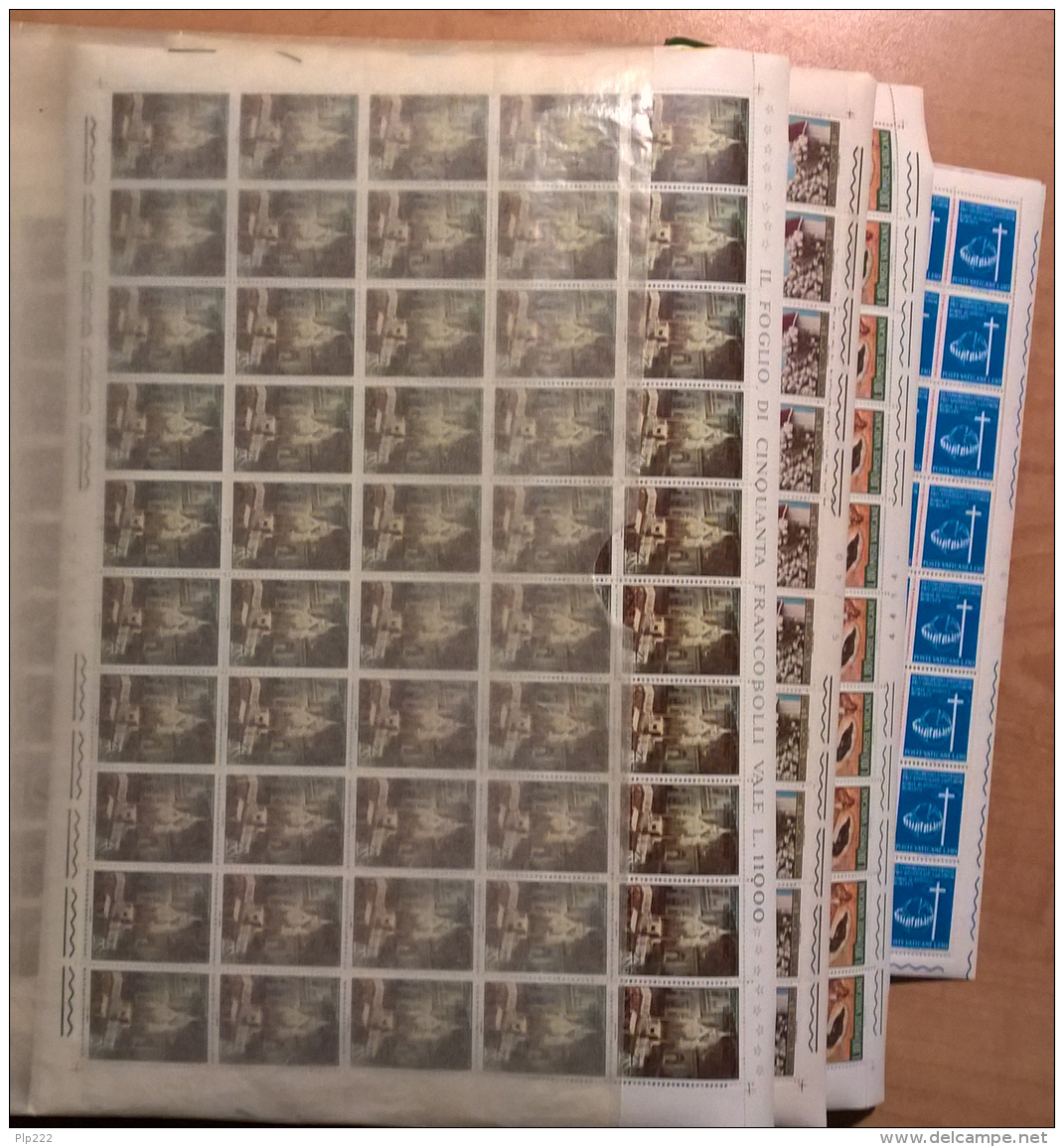 Vaticano 1963/78 Collezione completa in Fogli / Complete collection Sheets Paolo VI MNH/**