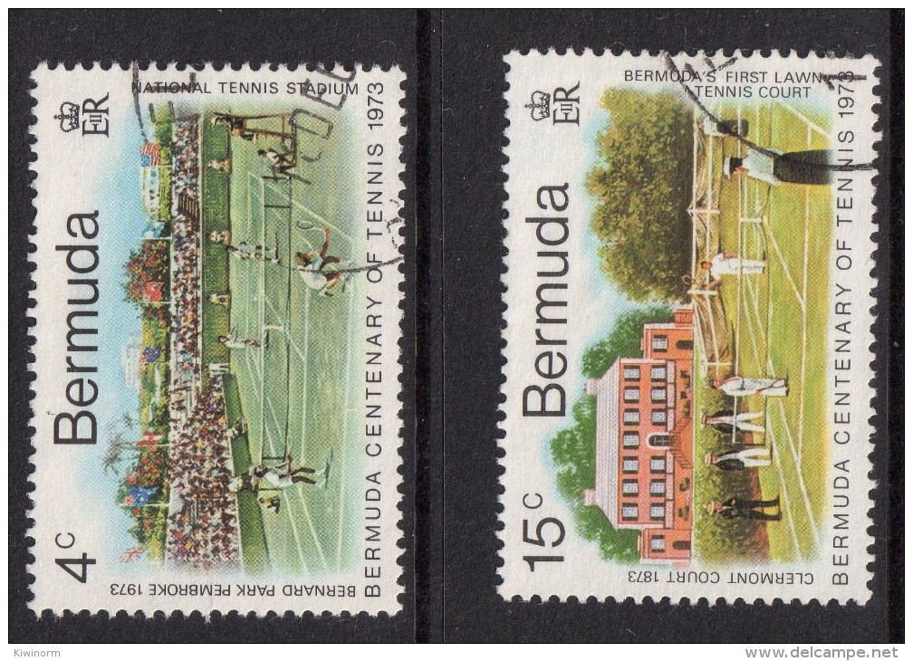 BERMUDA 1973 Tennis Values - Very Fine Used - VFU - 4B685 - Bermudes