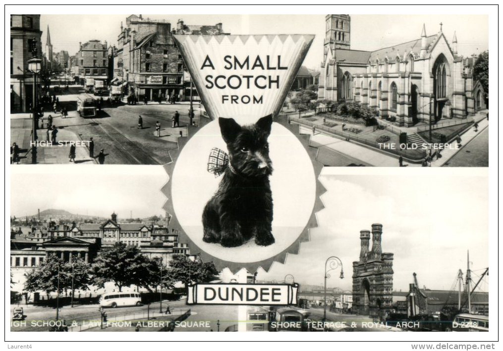 (145) Very Old Postcard - Carte Ancienne  - UK - Dundee - Dunbartonshire