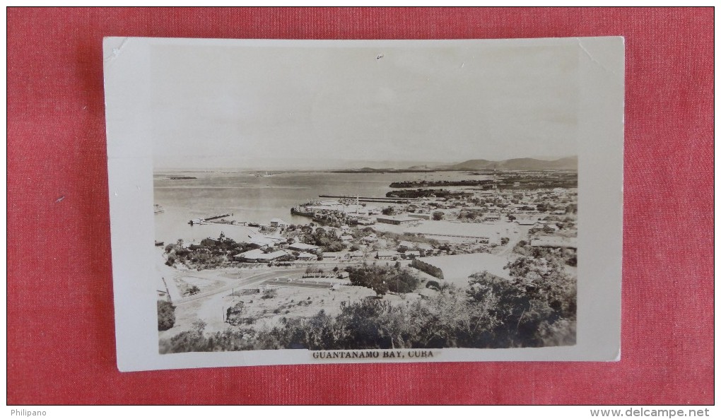 Guantanamo Bay  Cuba  Has Pin Hole Top  RPPC   Ref  2182 - Cuba