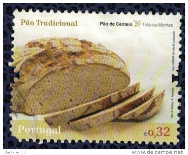Portugal 2009 Oblitéré Used Stamp Pão Tradicional Centeio Pain Traditionnel Seigle - Usati
