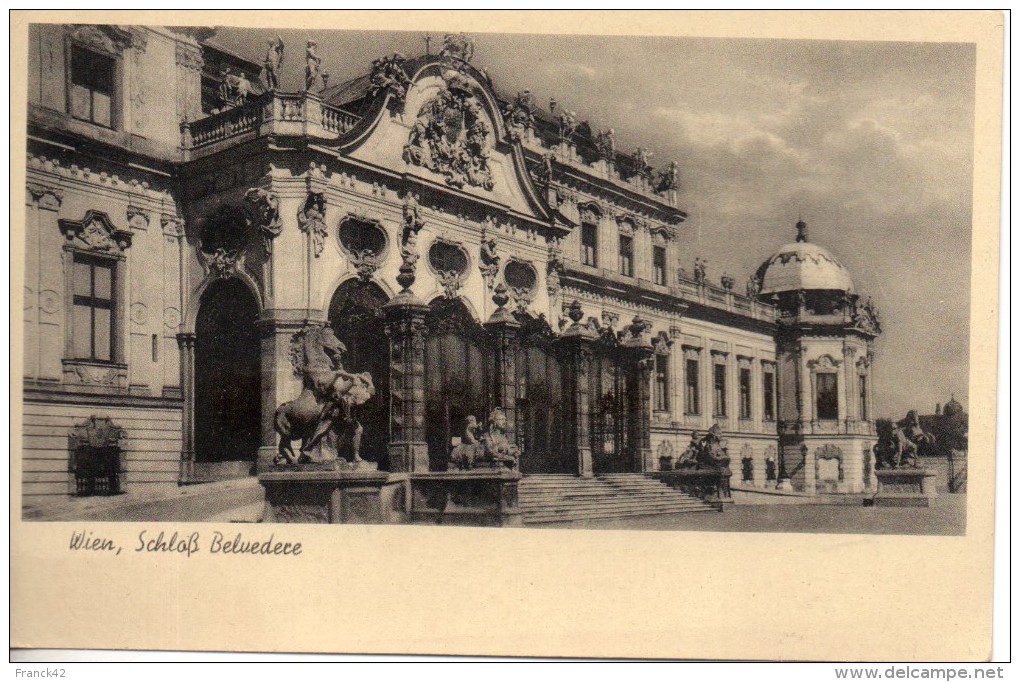 Autriche. Vienne. Schloss Belvedere - Belvedere