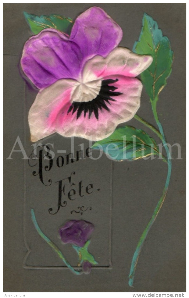 Postcard / CP / Postkaart / RELIEF / Fleurs / Flowers / Bonne Fête / 1911 - Sonstige & Ohne Zuordnung