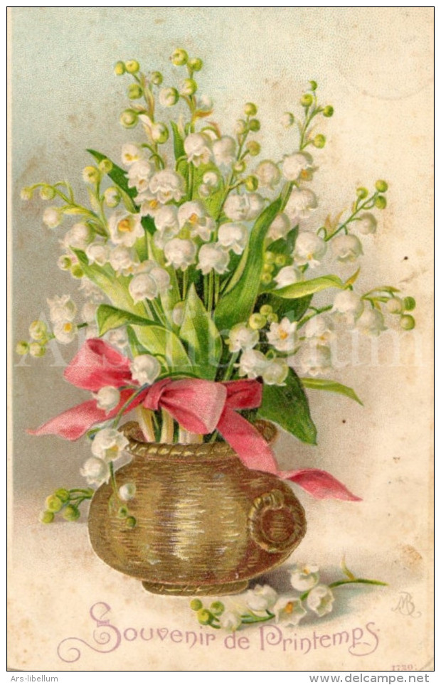 Postcard / CP / Postkaart / RELIEF / Fleurs / Flowers / Souvenir De Printemps / No 7720 - Sonstige & Ohne Zuordnung