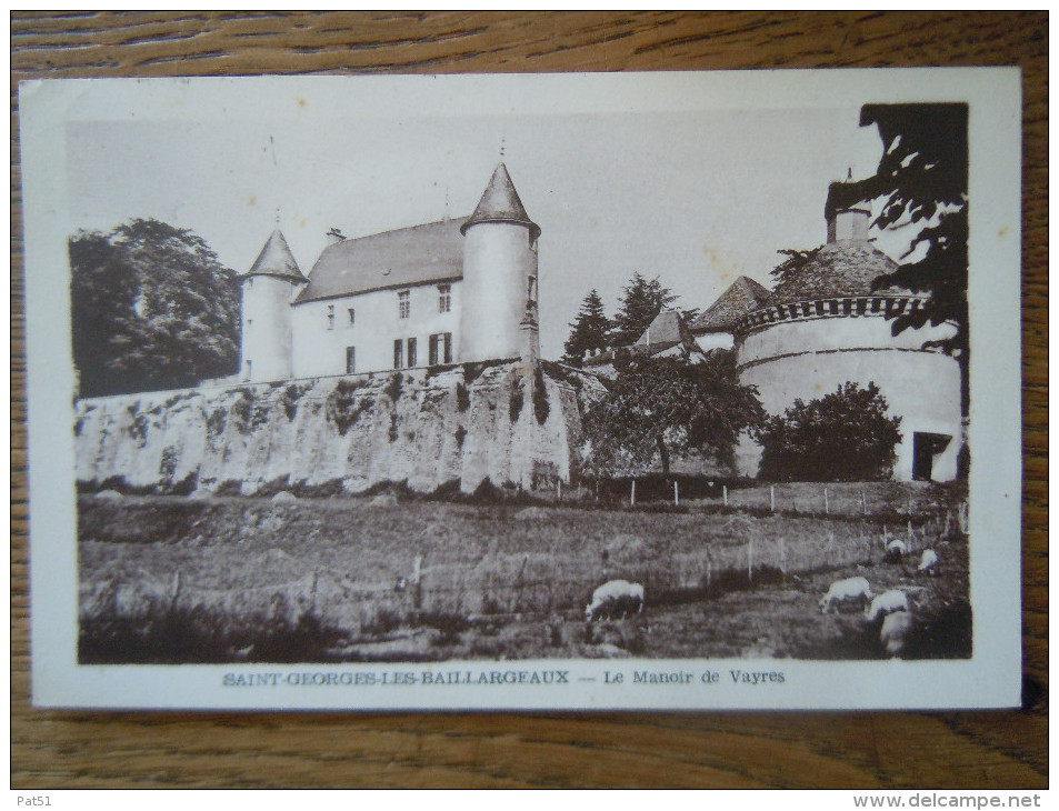 86 - Saint Georges Les Baillargeaux : Le Manoir De Vayres - Saint Georges Les Baillargeaux