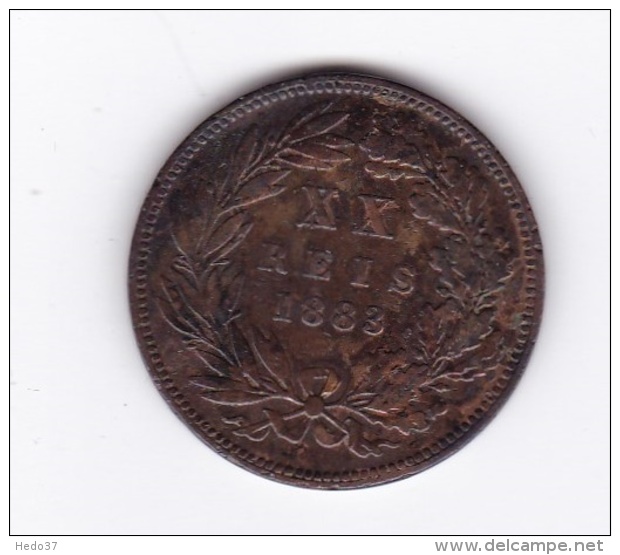 Portugal - 20 Reis - 1883 - TTB - Portugal