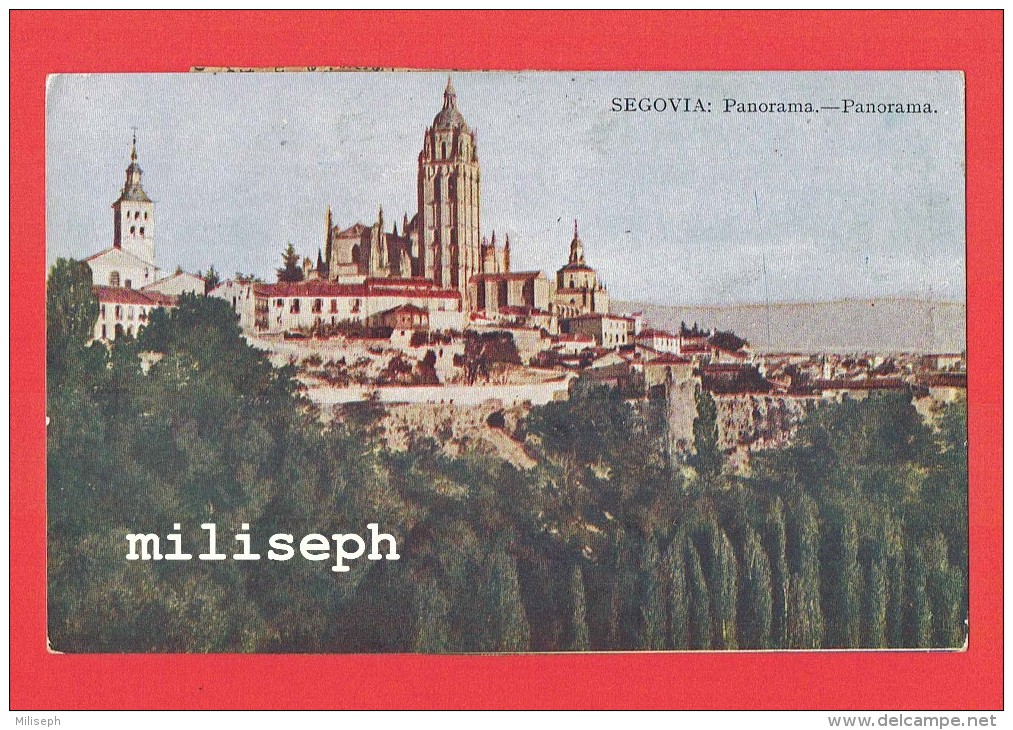 SEGOVIA - Panorama - 1927 - Castille-et-León - Espagne    (4202) - Segovia