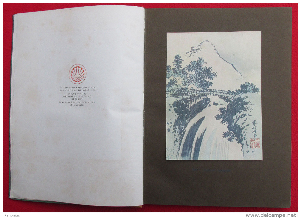 W.V.SEIDLITZ - JAPANESE COLORED WOODCUT, Japan Art, 1921. Year - Alte Bücher
