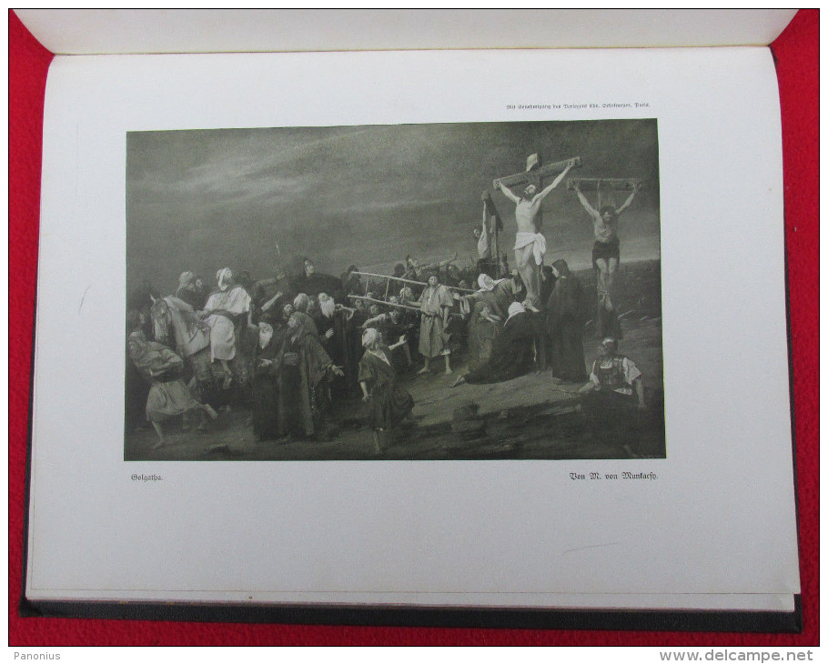 RELIGION / CHRISTIANITY - HOLD IN MEMORY JESUS CHRIST, Stuttgart, 1909. Year - Christianisme