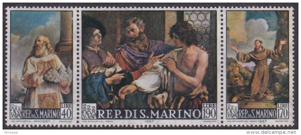 San Marino 1967 3rd Centenary Of The Death Of Francesco Barbieri MNH - Unused Stamps