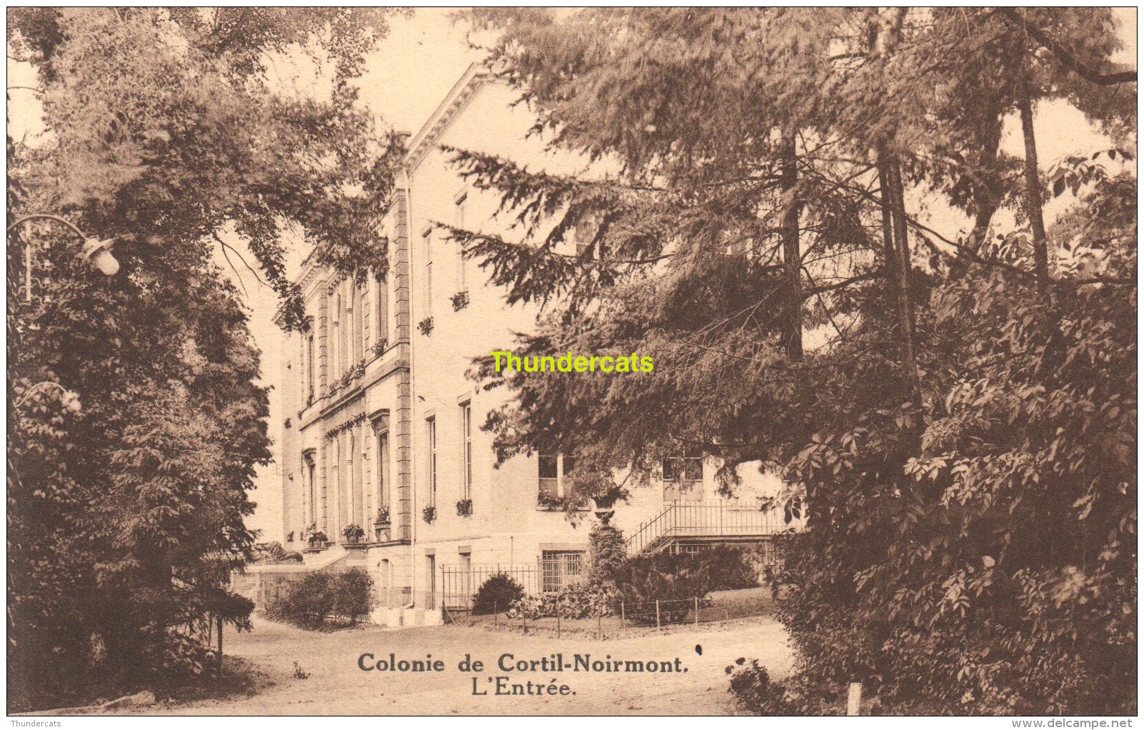 CPA OEUVRE NATIONALE DE L'ENFANCE COLONIE DE CORTIL NOIRMONT L'ENTREE - Chastre