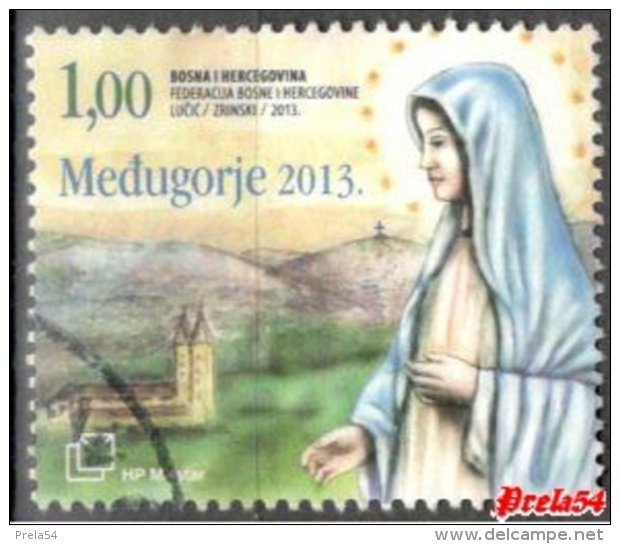 Bosnia Croatian Post - Medjugorje 2013 Used - Bosnie-Herzegovine