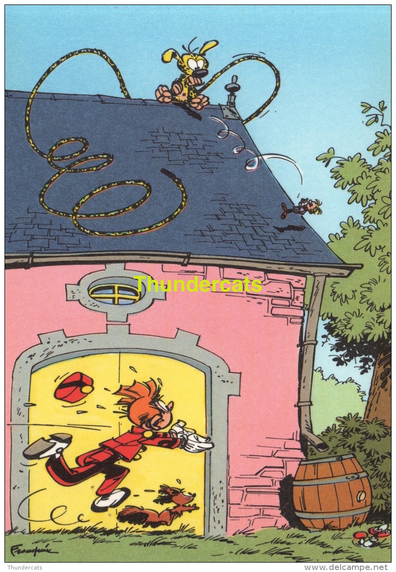 CPM 1986 TRESORS DU JOURNAL DE SPIROU ANDRE FRANQUIN No 68 - Comics