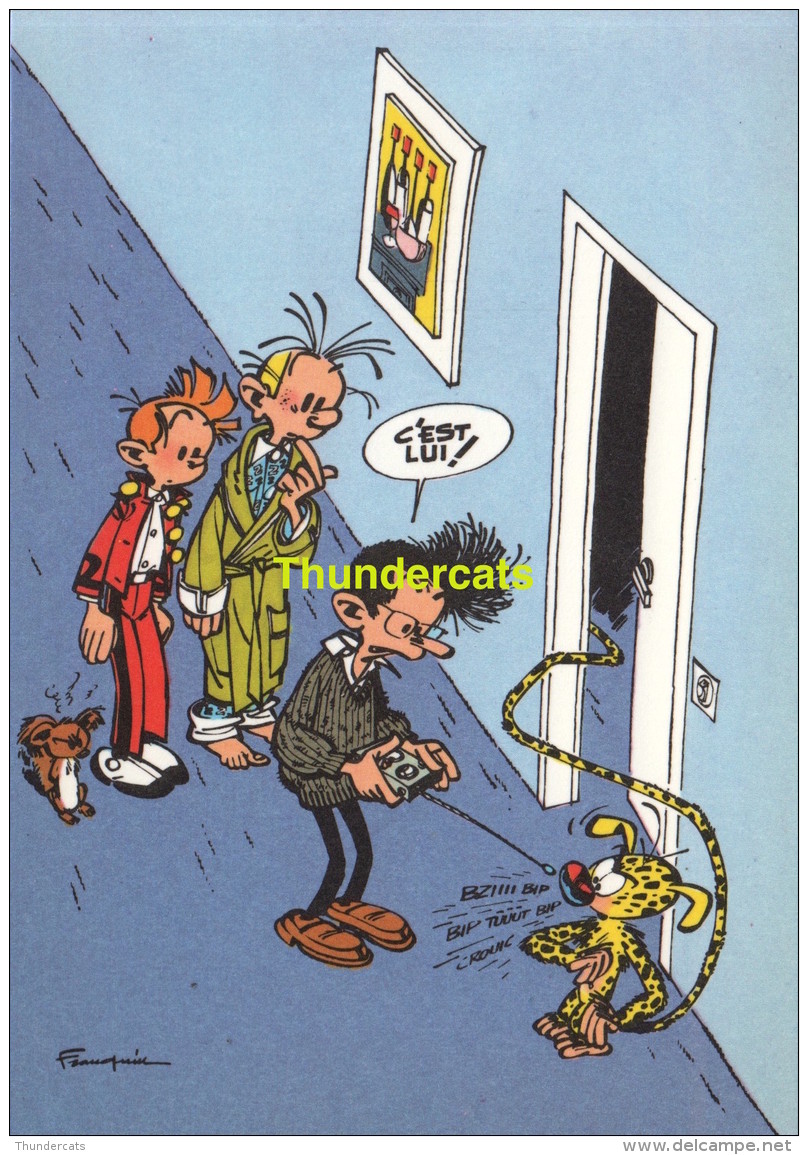 CPM 1986 TRESORS DU JOURNAL DE SPIROU ANDRE FRANQUIN No 63 - Bandes Dessinées