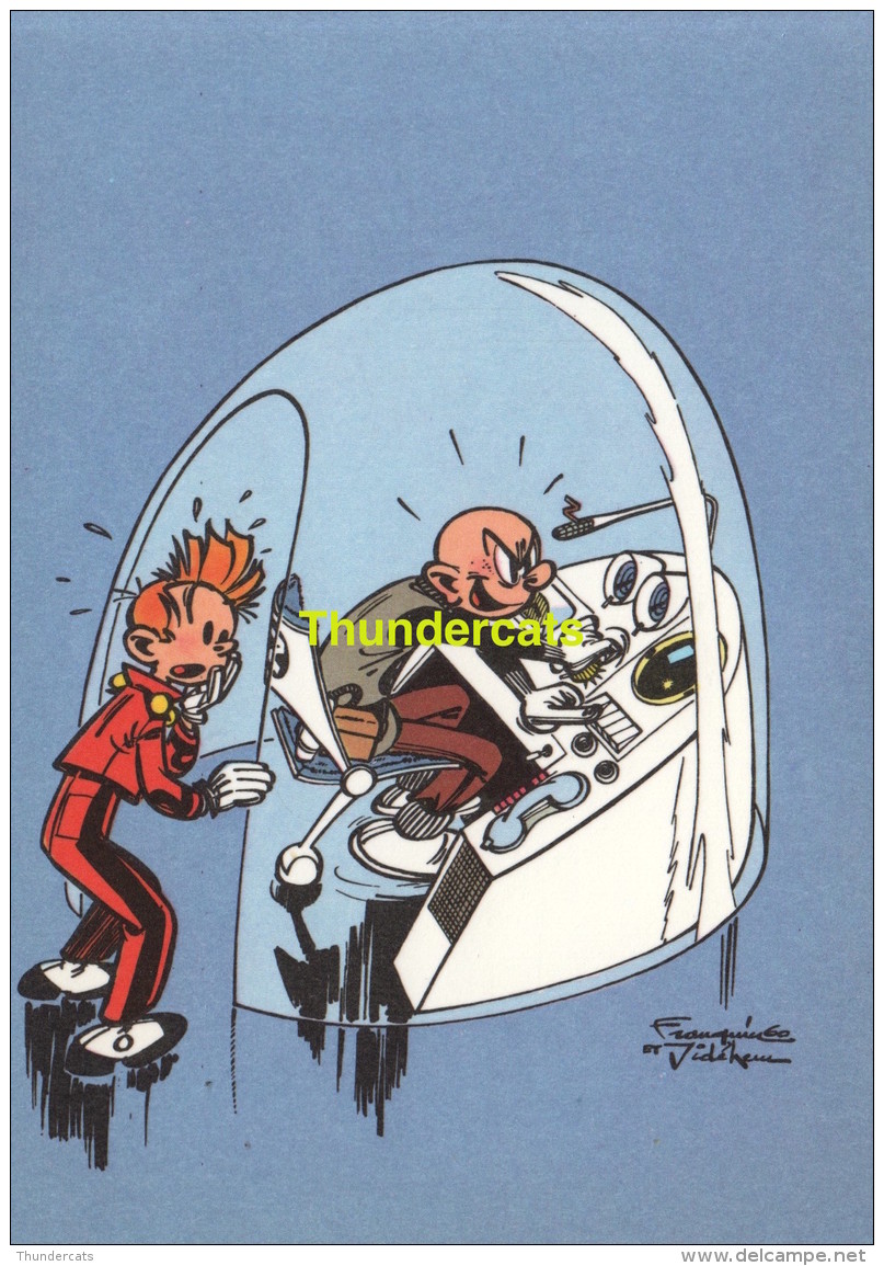 CPM 1986 TRESORS DU JOURNAL DE SPIROU ANDRE FRANQUIN No 56 - Fumetti