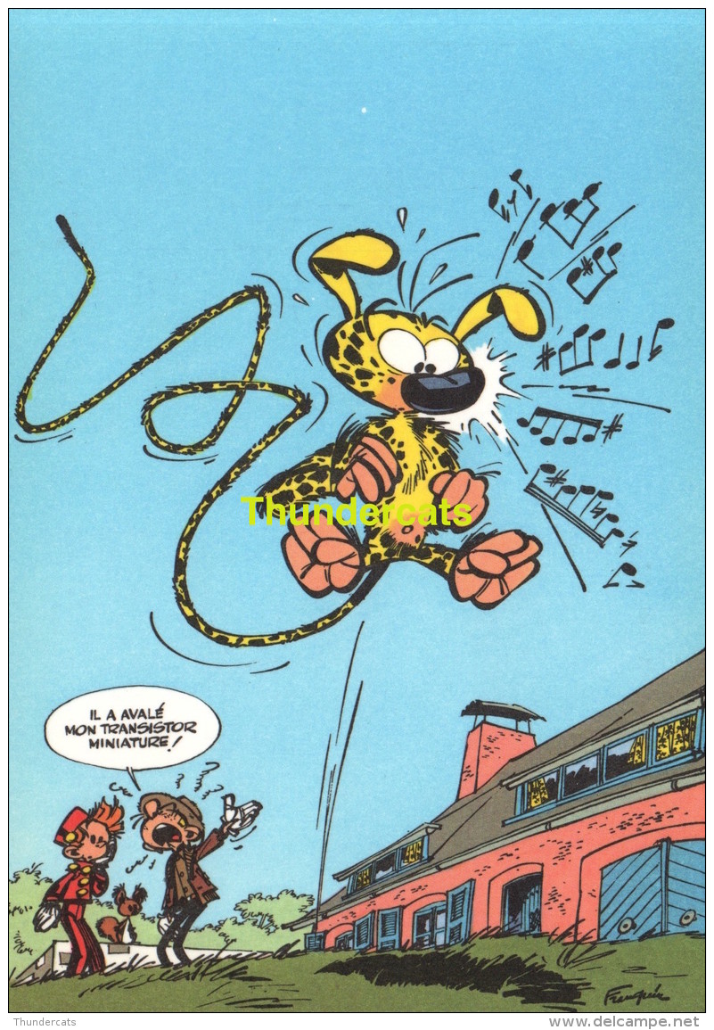 CPM 1986 TRESORS DU JOURNAL DE SPIROU ANDRE FRANQUIN No 62 - Bandes Dessinées