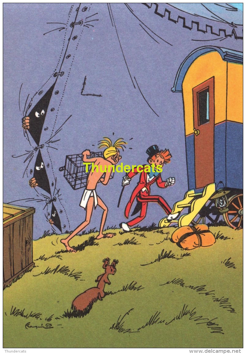 CPM 1986 TRESORS DU JOURNAL DE SPIROU ANDRE FRANQUIN No 25 - Bandes Dessinées