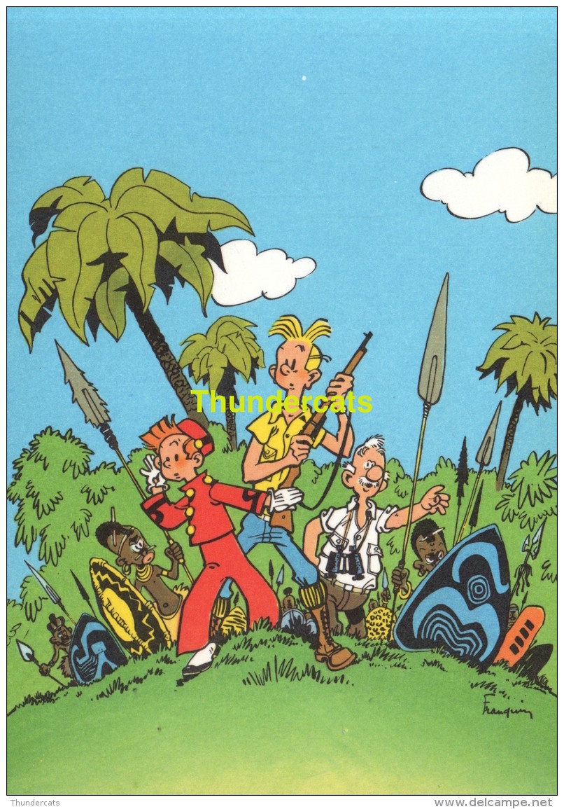 CPM 1986 TRESORS DU JOURNAL DE SPIROU ANDRE FRANQUIN No 13 - Bandes Dessinées