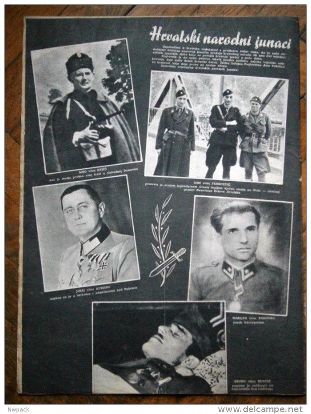 WWII, Croatia, NDH - Magazine - HRVATSKI KRUGOVAL - No. 5. 1941. - Autres & Non Classés