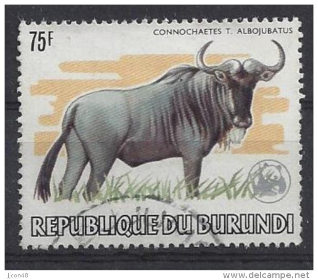 Burundi 1983 Animal Protection Year 75f (o) - Used Stamps