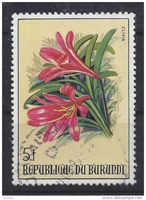 Burundi 1986 Flowers 5f (o) - Used Stamps